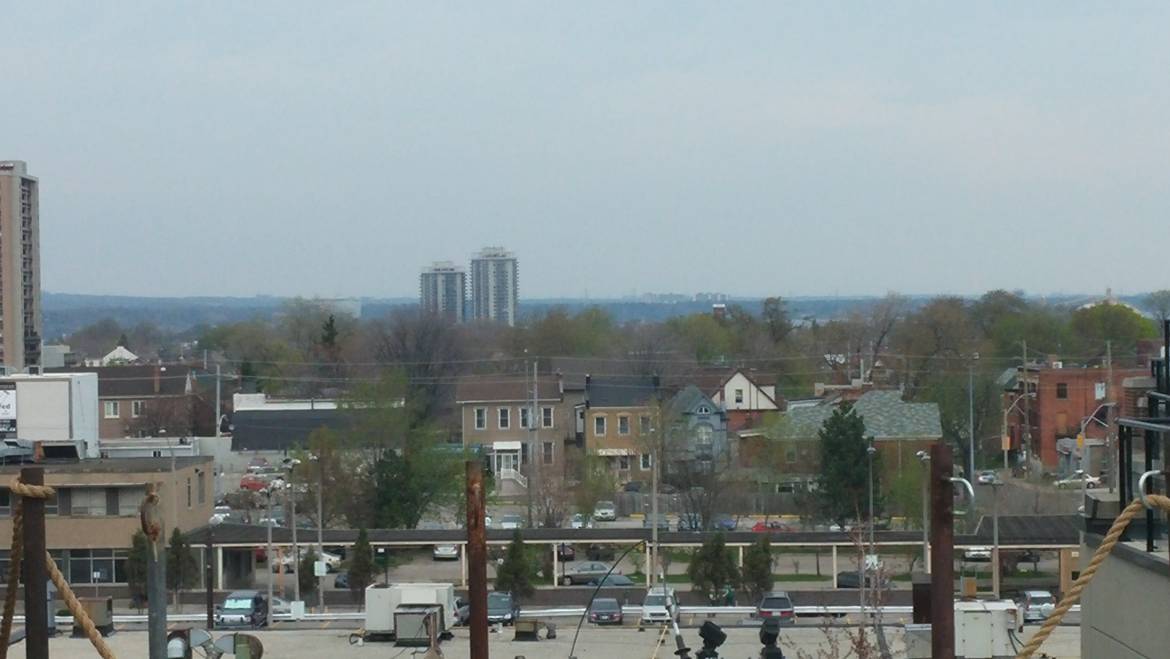 Our patio view towards the north