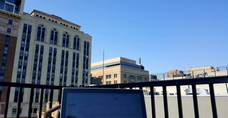 Writing Under Sunny Skies